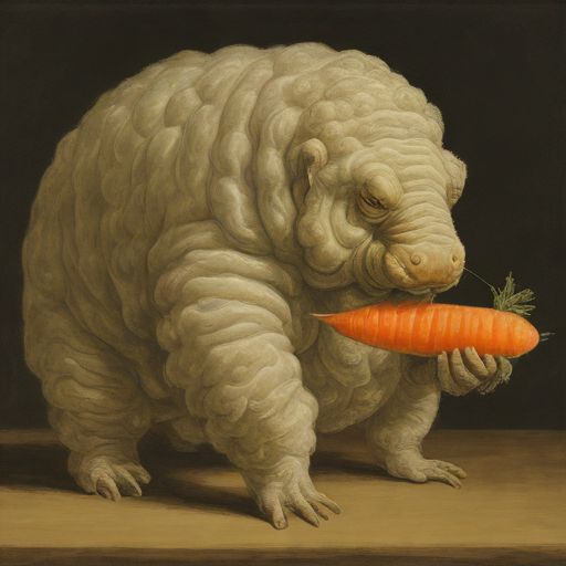 RembrandtTardigradeEatingCarrot_AI.jpg